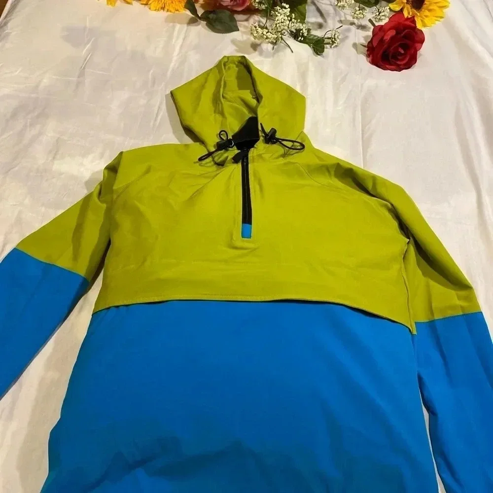Hooded Jacket - Lightweight Parka 1/4 zip for Women Size XS Albion